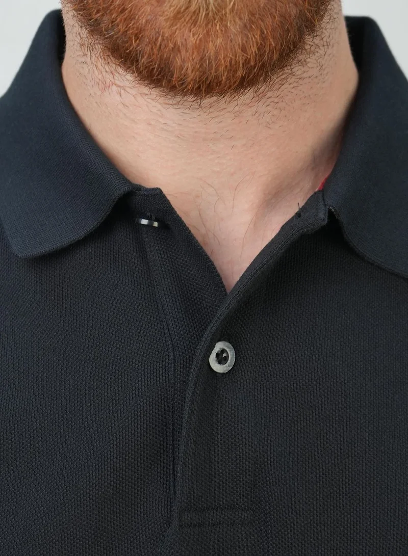 GIORDANO  Men's Performance Polo: Classic Piqué, Tipped Collar, Embroidered Detail for Men | Best Price UAE